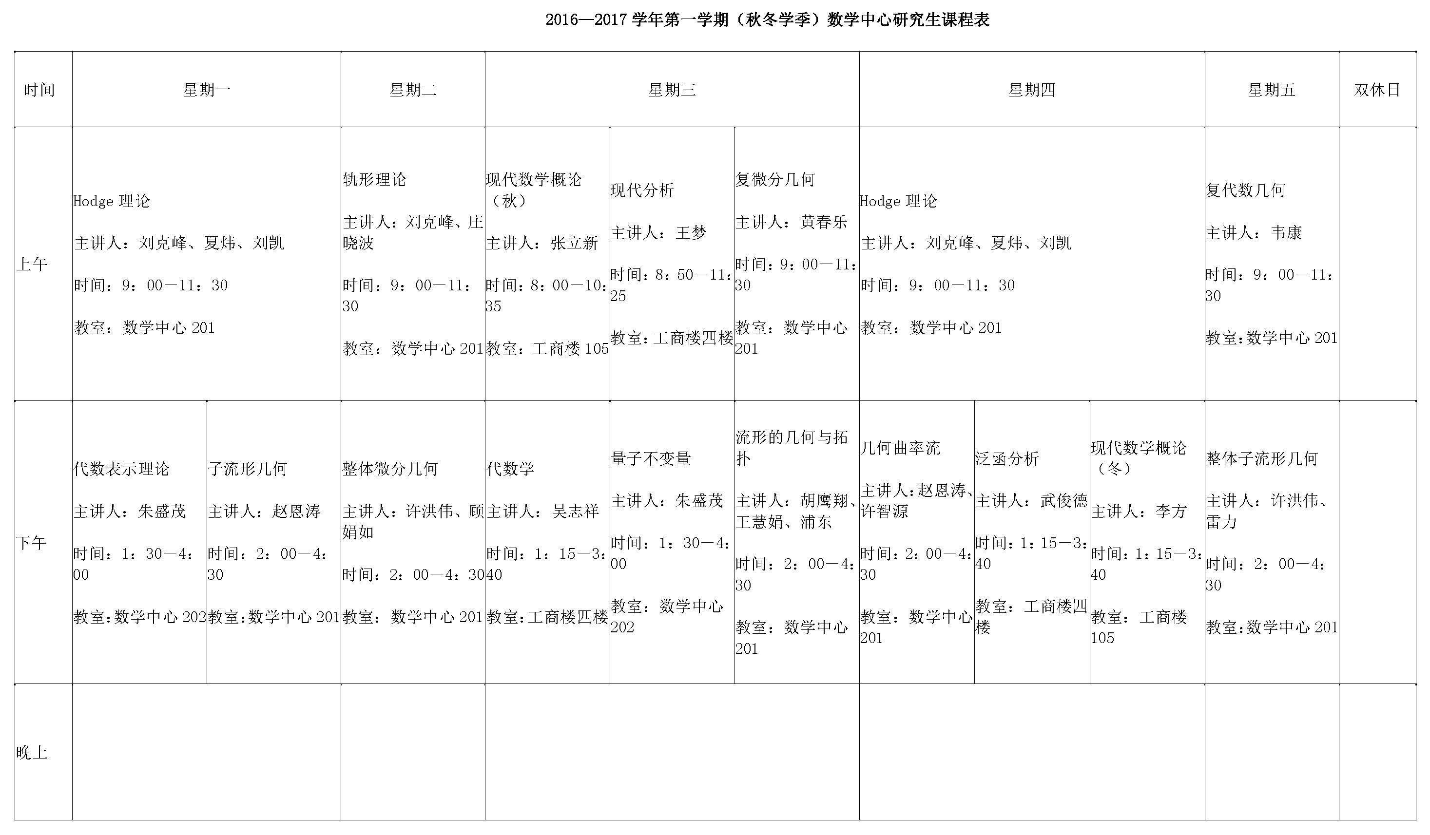 2016—2017学年第一学期（秋冬学季）数学中心研究生课程表.jpg